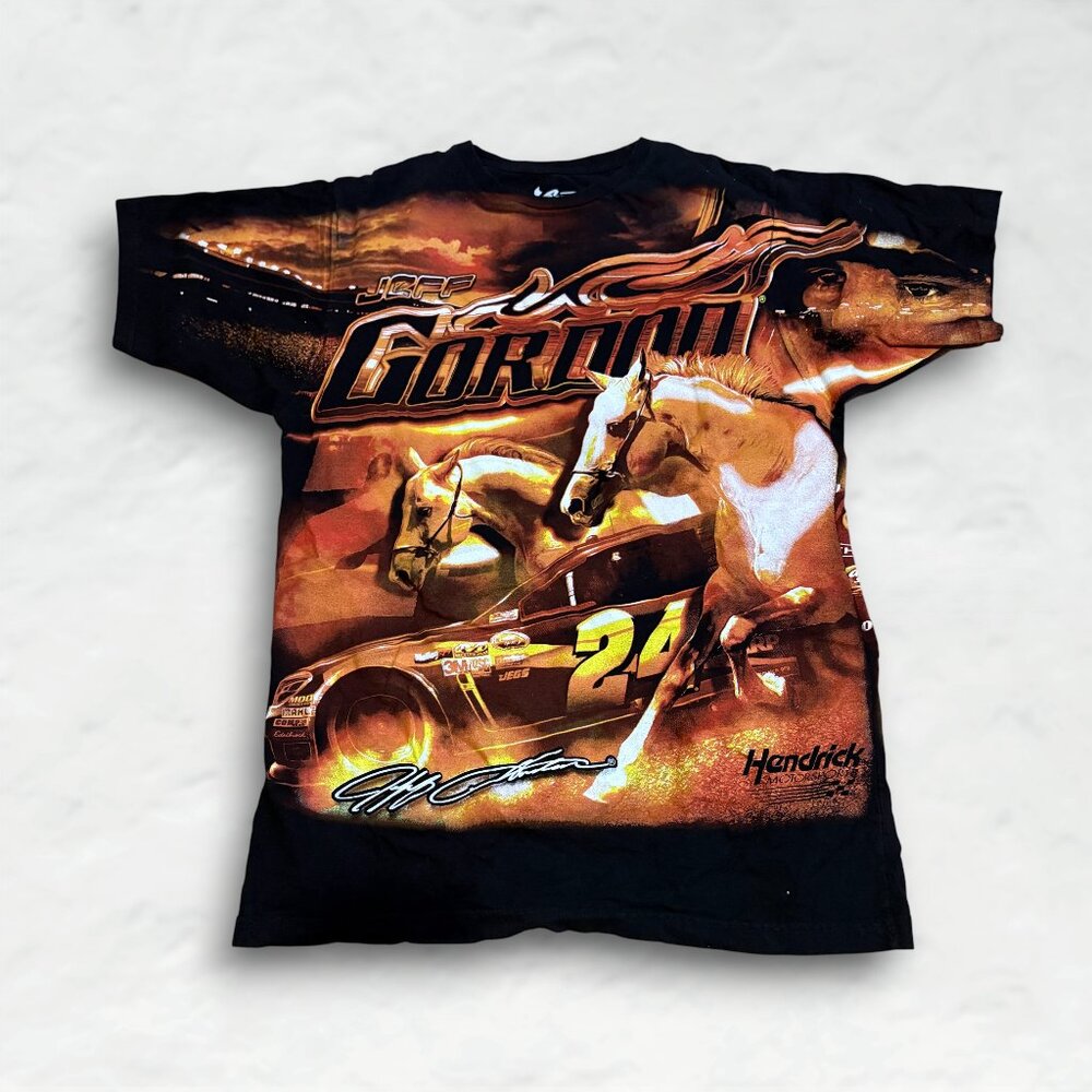 Jeff Gordon Chase Authentics Double Sided Graphic Racing 2013 T Shirt